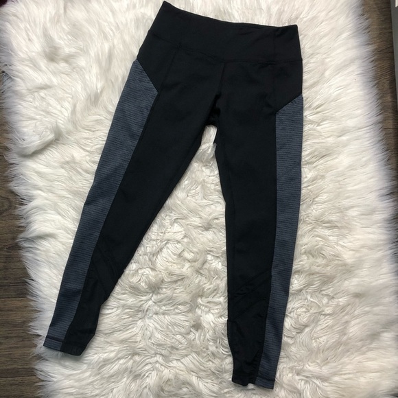 NWOT zella mesh striped leggings size XS extra small - Picture 1 of 4